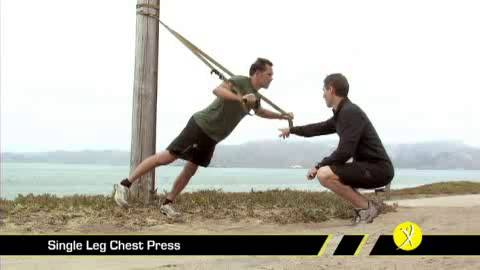 TRX Chest Press (Single-Leg)