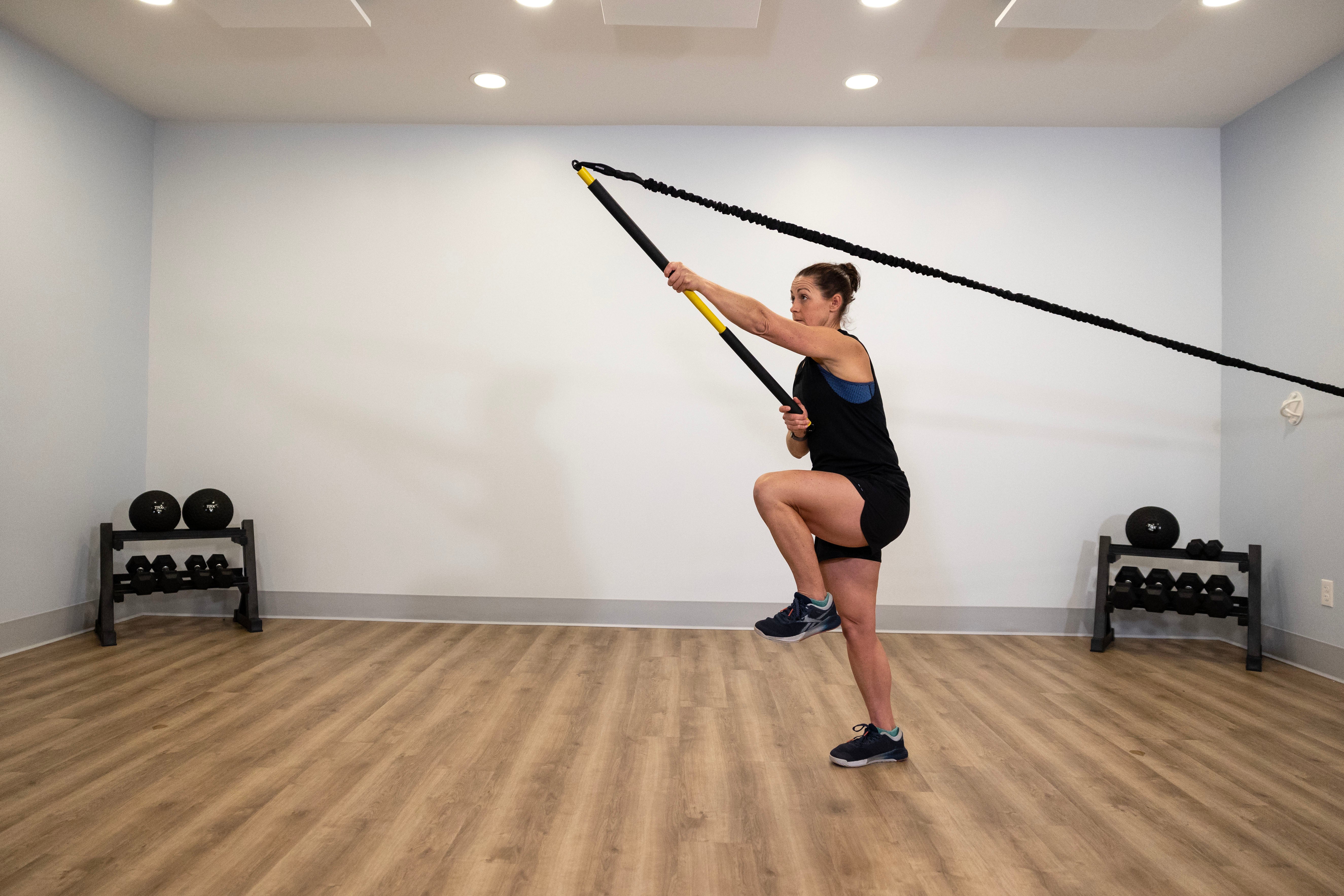 TRX Rip Axe Chop with Knee Drive