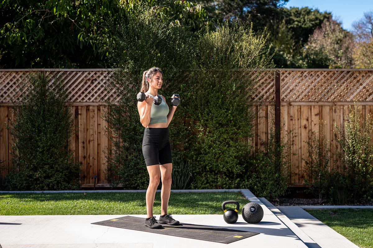 bicep curls workout at home