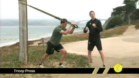 TRX Triceps Press