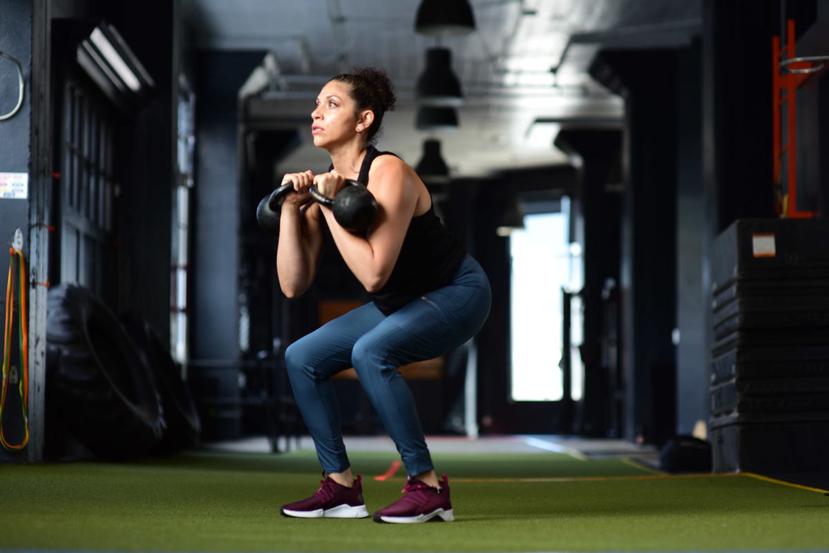 kettlebell squats