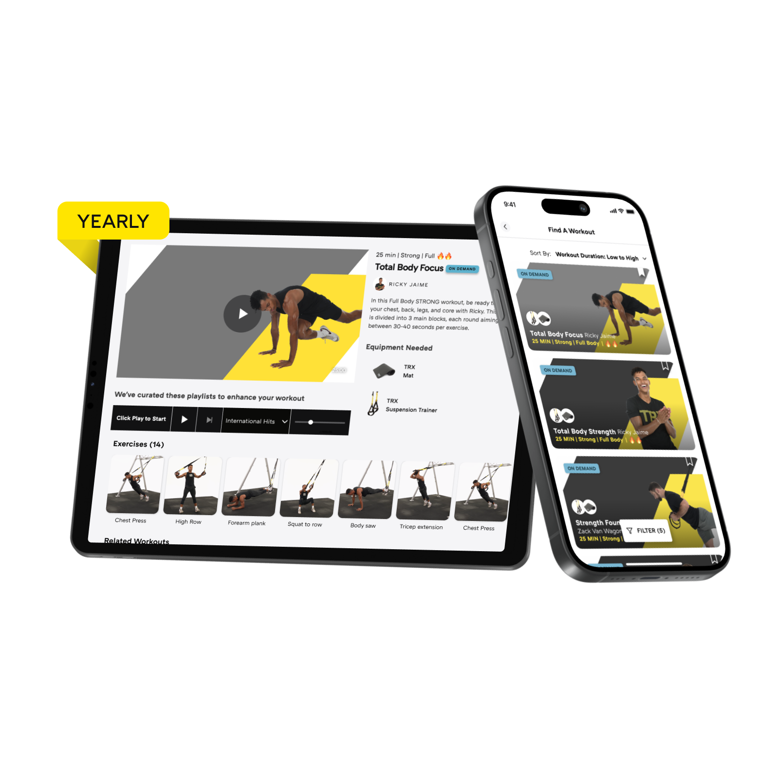 Unlimited On-Demand Workouts | Get Stronger with TRX®