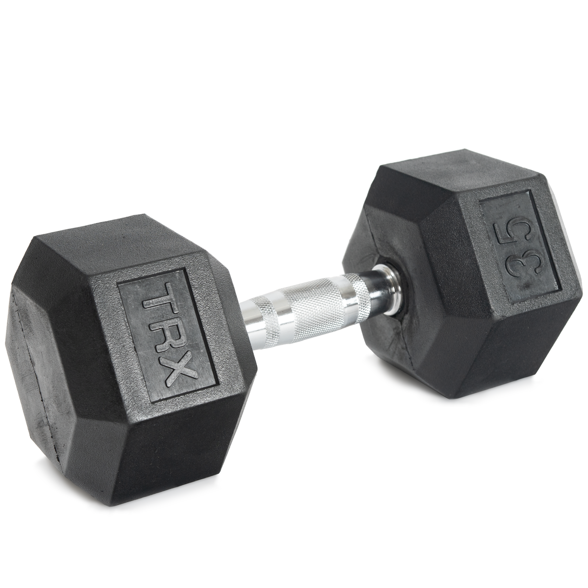 TRX HEX RUBBER DUMBBELLS