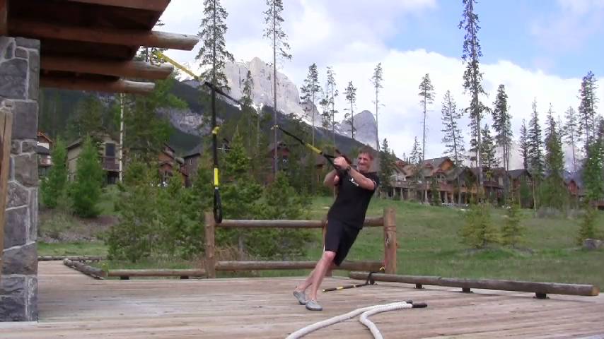TRX, Battling Rope, Rip Trainer Fusion Boot Camp Workout