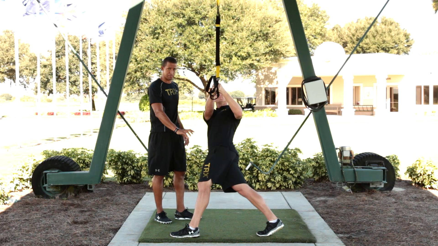 TRX for Golf: TRX Rotational Row To Press