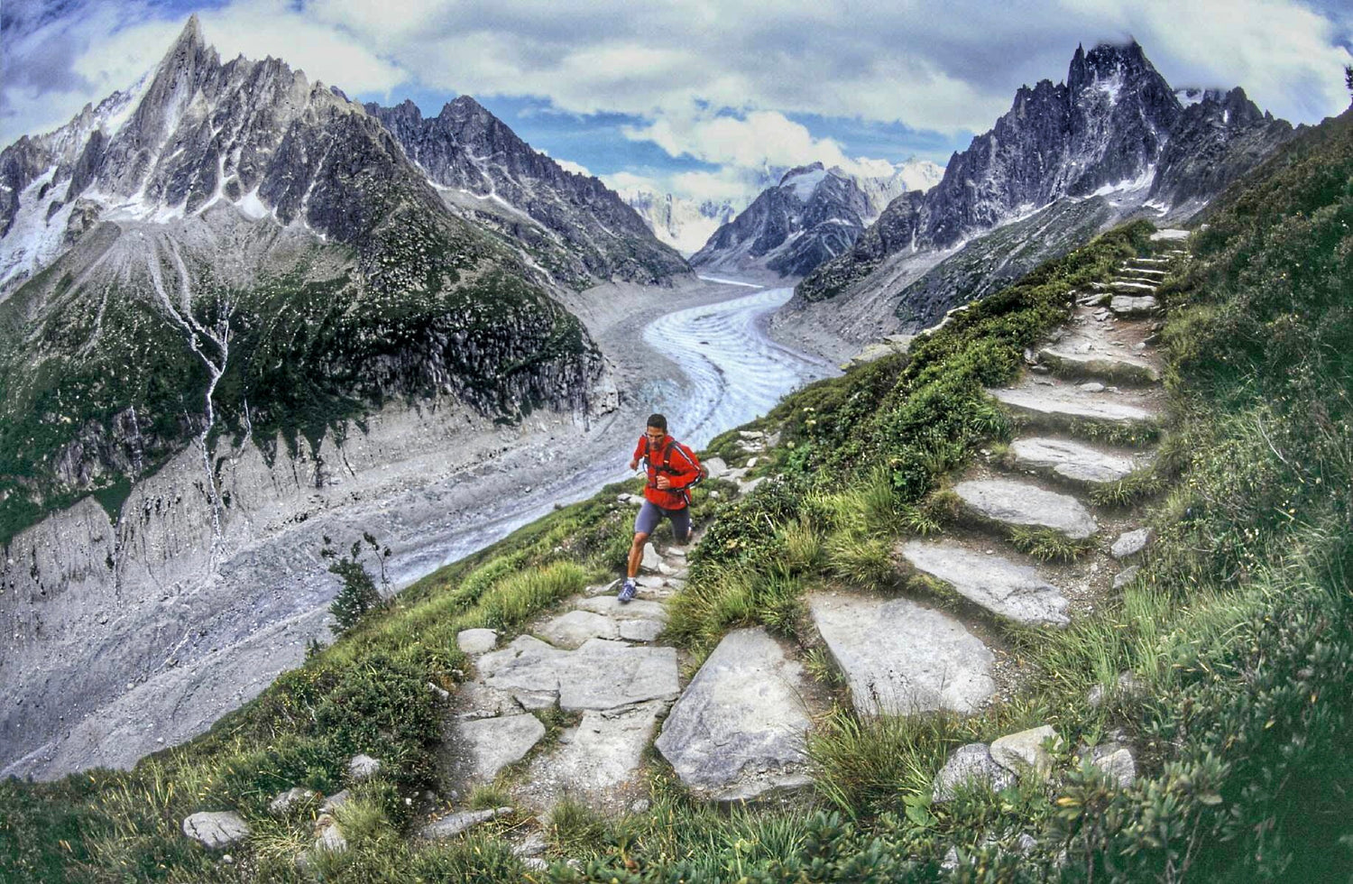 Dean Karnazes running in the mountains