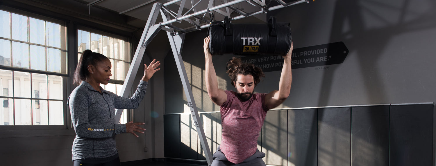 TRX Strap + Power Bag Workout