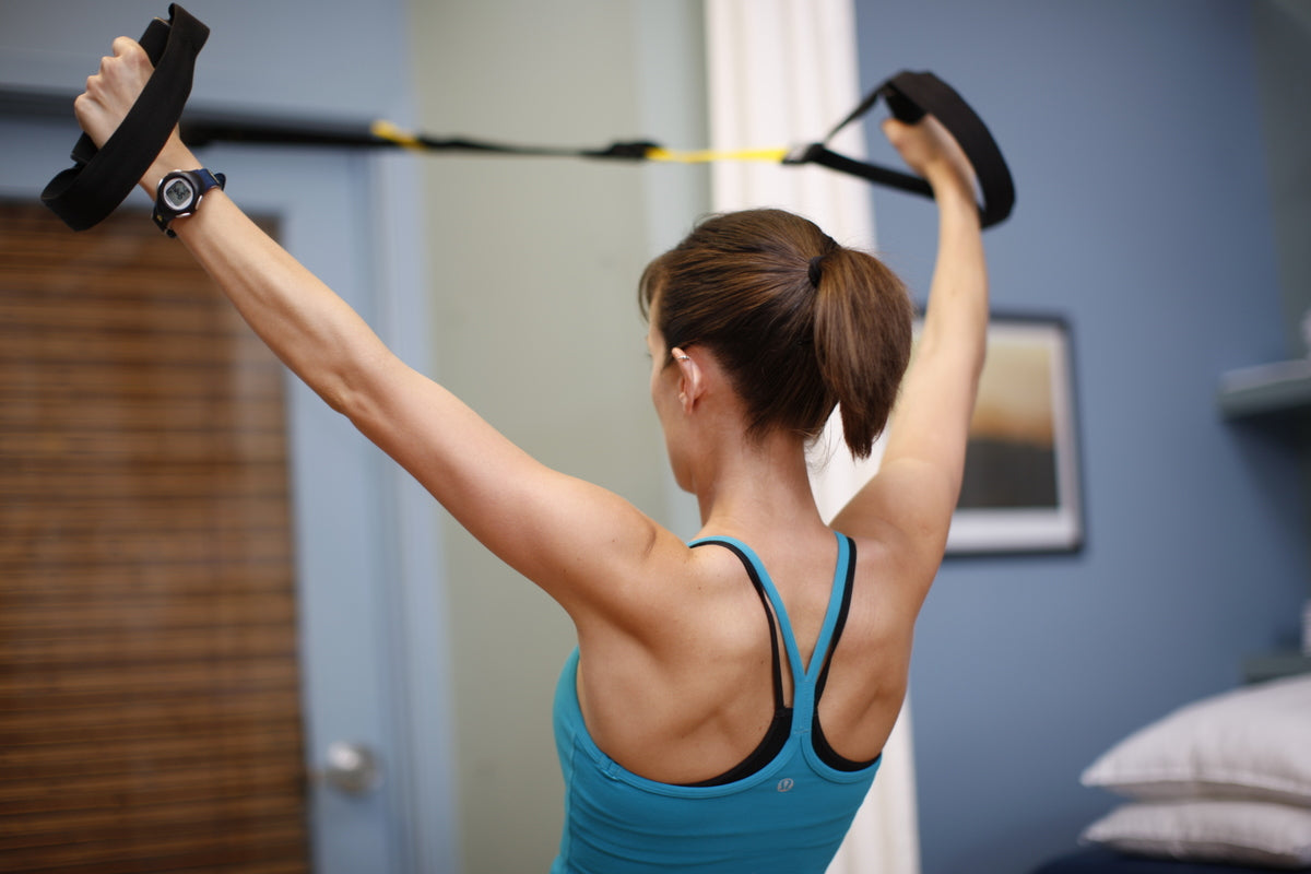 TRX shoulder workout at home