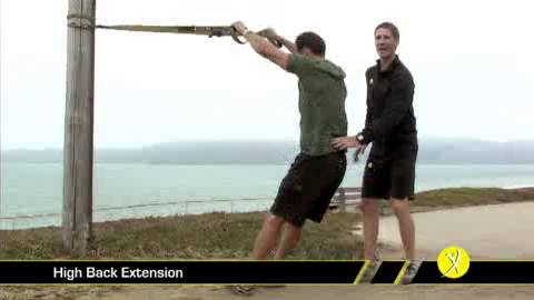 TRX Overhead Back Extension