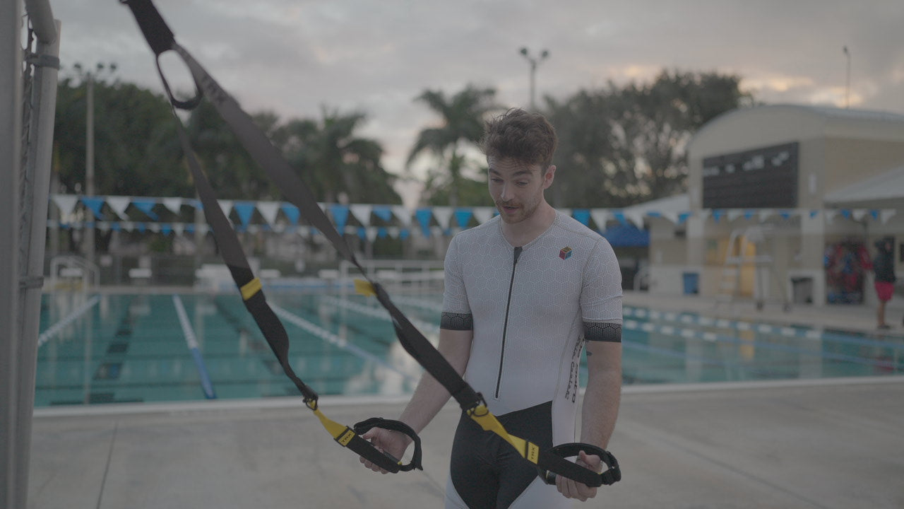 TRX athlete preventing shoulder injuries