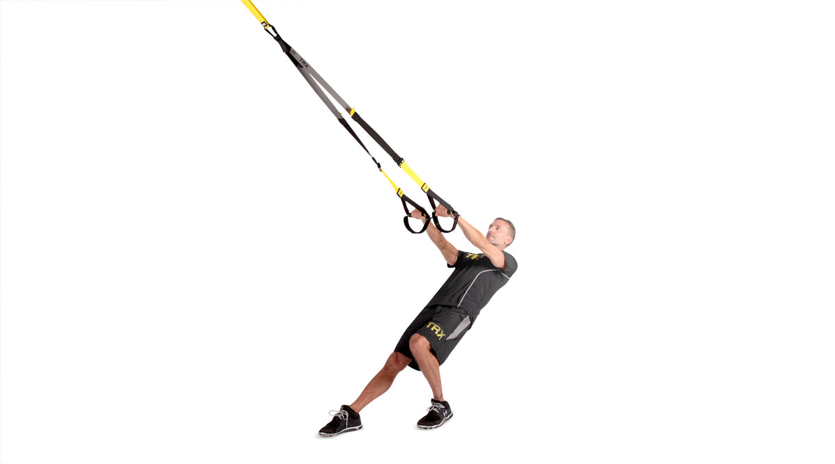 trx swimmer pull for lats