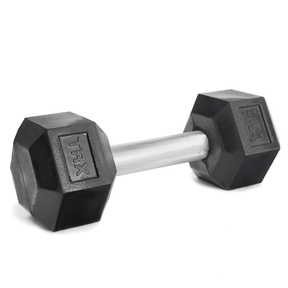 TRX HEX RUBBER DUMBBELLS