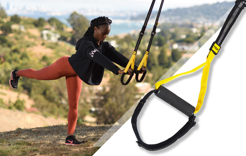 TRX Training TRX GO Suspension-Trainer-System Bundle with  Suspension-Trainer Strap, XMount, 4 Mini Resistance Bands, and Water  Bottle, 7 Items Total